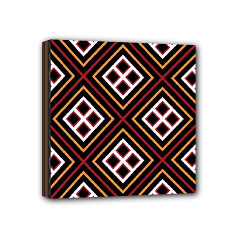 Toraja Pattern Pa re po  Sanguba ( Dancing Alone ) Mini Canvas 4  X 4  by BangZart