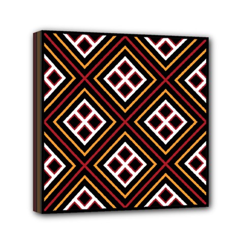 Toraja Pattern Pa re po  Sanguba ( Dancing Alone ) Mini Canvas 6  X 6  by BangZart