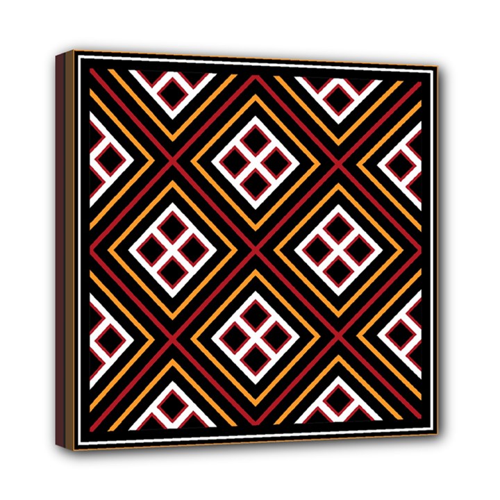 Toraja Pattern Pa re po  Sanguba ( Dancing Alone ) Mini Canvas 8  x 8 