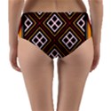 Toraja Pattern Pa re po  Sanguba ( Dancing Alone ) Reversible Mid-Waist Bikini Bottoms View2