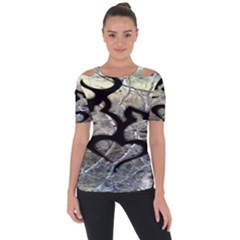 Black Love Browning Deer Camo Short Sleeve Top