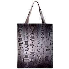 Science Formulas Zipper Classic Tote Bag