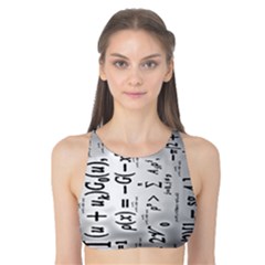 Science Formulas Tank Bikini Top