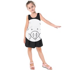 Pig Logo Kids  Sleeveless Dress