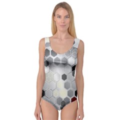 Honeycomb Pattern Princess Tank Leotard 