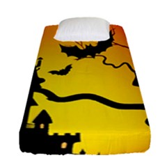 Halloween Night Terrors Fitted Sheet (single Size)