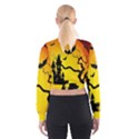 Halloween Night Terrors Cropped Sweatshirt View2