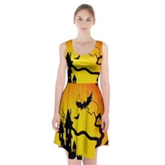 Halloween Night Terrors Racerback Midi Dress