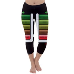 Black Energy Battery Life Capri Winter Leggings 