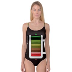 Black Energy Battery Life Camisole Leotard 