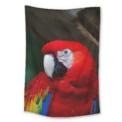 Scarlet Macaw Bird Large Tapestry