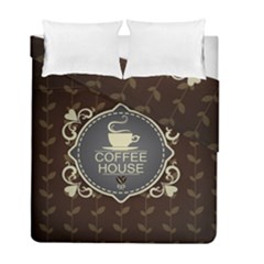 Coffee House Duvet Cover Double Side (full/ Double Size) by BangZart