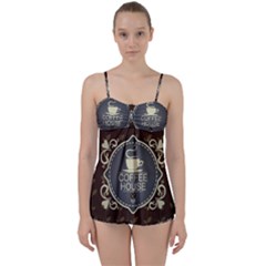 Coffee House Babydoll Tankini Set by BangZart