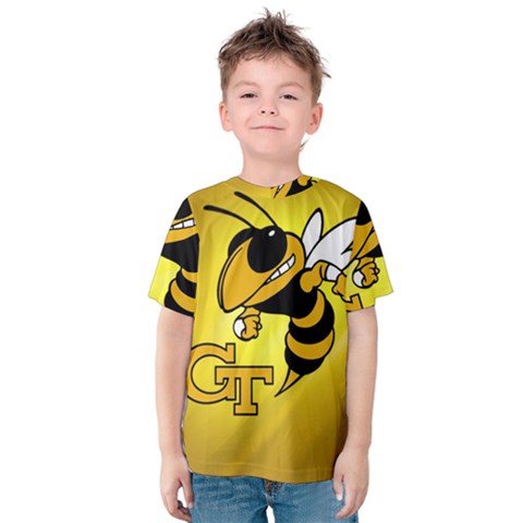 Georgia Institute Of Technology Ga Tech Kids  Cotton Tee by BangZart