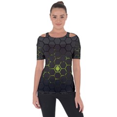 Green Android Honeycomb Gree Short Sleeve Top