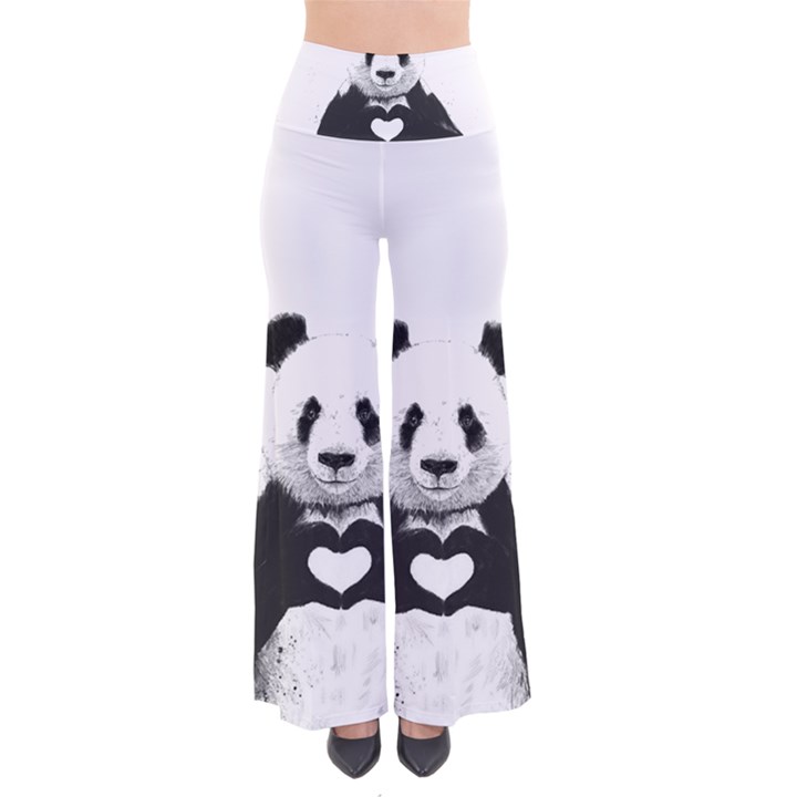 Panda Love Heart Pants