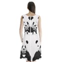 Panda Love Heart Sleeveless Waist Tie Chiffon Dress View2