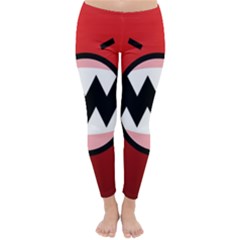 Funny Angry Classic Winter Leggings by BangZart