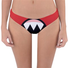 Funny Angry Reversible Hipster Bikini Bottoms by BangZart