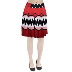 Funny Angry Pleated Skirt