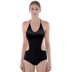 Black Cut-out One Piece Swimsuit