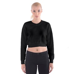 Black Cropped Sweatshirt