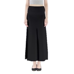 Black Full Length Maxi Skirt