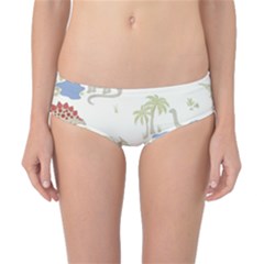 Dinosaur Art Pattern Classic Bikini Bottoms