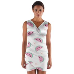 Watermelon Wallpapers  Creative Illustration And Patterns Wrap Front Bodycon Dress