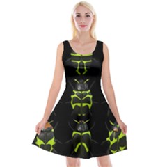 Beetles Insects Bugs Reversible Velvet Sleeveless Dress by BangZart