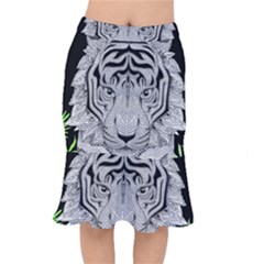 Tiger Head Mermaid Skirt