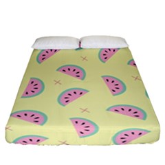 Watermelon Wallpapers  Creative Illustration And Patterns Fitted Sheet (california King Size)