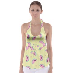 Watermelon Wallpapers  Creative Illustration And Patterns Babydoll Tankini Top