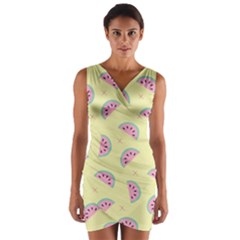 Watermelon Wallpapers  Creative Illustration And Patterns Wrap Front Bodycon Dress