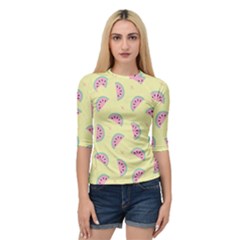 Watermelon Wallpapers  Creative Illustration And Patterns Quarter Sleeve Tee