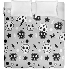 Skull Pattern Duvet Cover Double Side (king Size) by BangZart