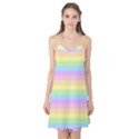 Cute Pastel Rainbow Stripes Camis Nightgown View1