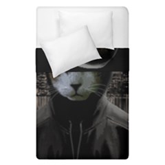 Gangsta Cat Duvet Cover Double Side (single Size)