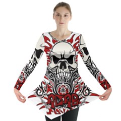 Acab Tribal Long Sleeve Tunic  by Valentinaart