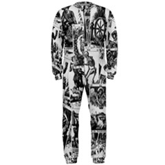 Tarot Cards Pattern Onepiece Jumpsuit (men)  by Valentinaart