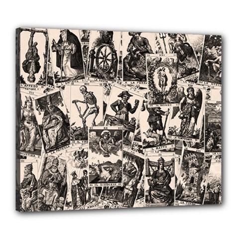 Tarot cards pattern Canvas 24  x 20 