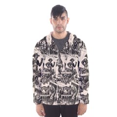 Tarot cards pattern Hooded Wind Breaker (Men)