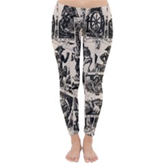 Tarot cards pattern Classic Winter Leggings