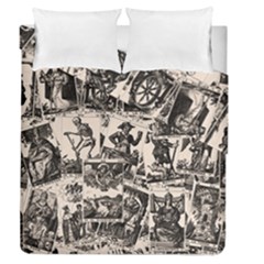 Tarot cards pattern Duvet Cover Double Side (Queen Size)