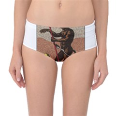 The Devil - Tarot Mid-waist Bikini Bottoms by Valentinaart