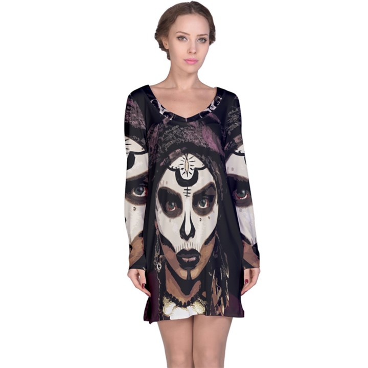 Voodoo  witch  Long Sleeve Nightdress