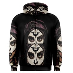 Voodoo  Witch  Men s Zipper Hoodie by Valentinaart