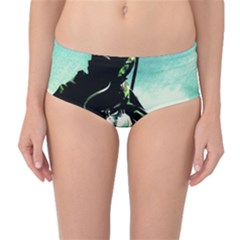 Underwater Mid-waist Bikini Bottoms by Valentinaart