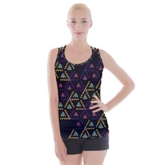 Triangle Shapes                             Criss Cross Back Tank Top by LalyLauraFLM