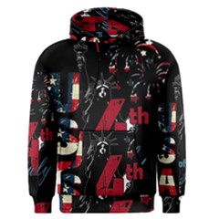 4th Of July Independence Day Men s Pullover Hoodie by Valentinaart